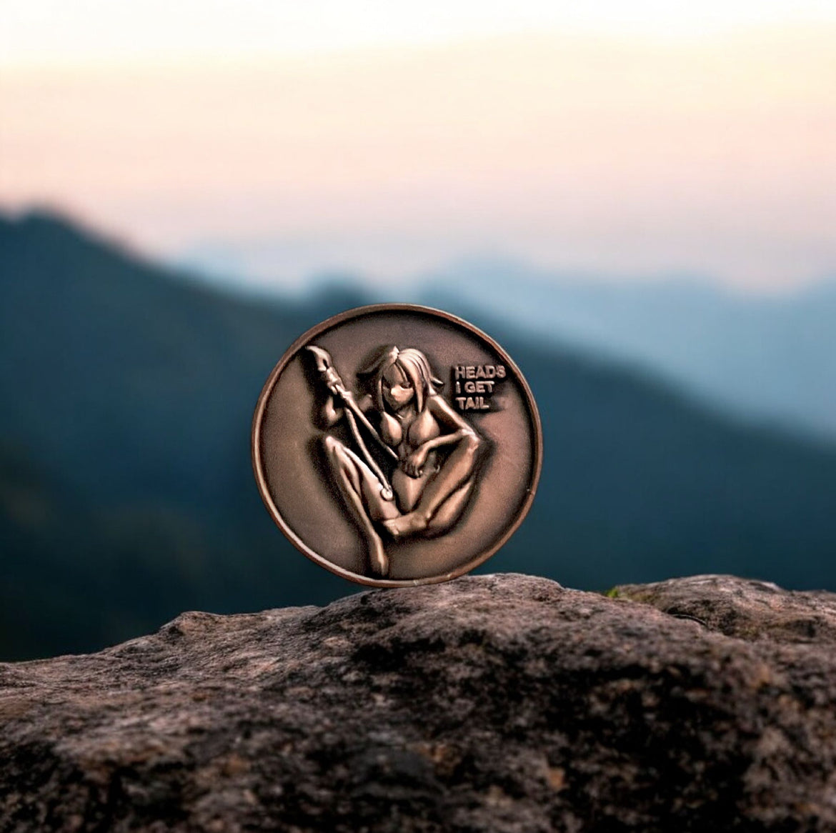 Anime joke coin